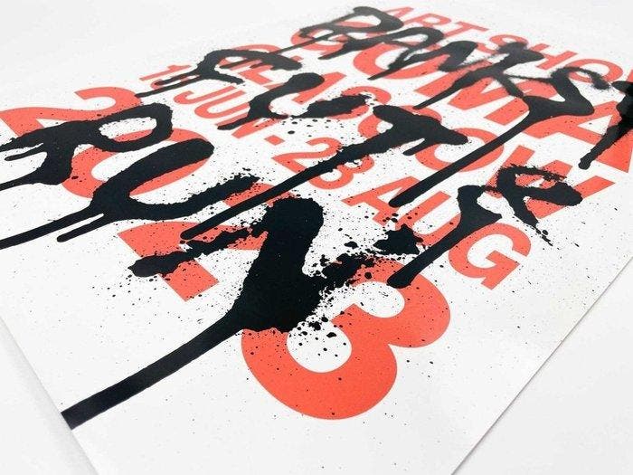 Banksy (1974) - Banksy Cut & Run Glasgow GOMA Official, Antiquités & Art, Art | Objets design