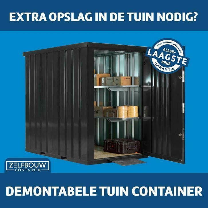 Op voorraad tuinschuur 1,5x 2,2 m voor zeer LAGE PRIJS!, Jardin & Terrasse, Abris de jardin, Enlèvement