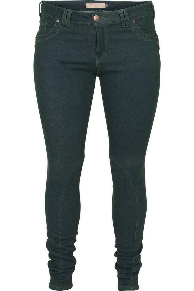 Jeans Zizzi washed denim maat 44, Kleding | Dames, Broeken en Pantalons, Verzenden