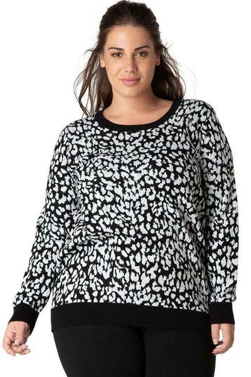 Trui Yesta kort animal print 76CM maat 52, Kleding | Dames, Verzenden, Nieuw