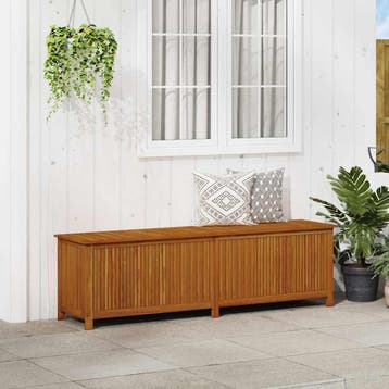 vidaXL Tuinbox 200x50x58 cm massief acaciahout, Verzenden