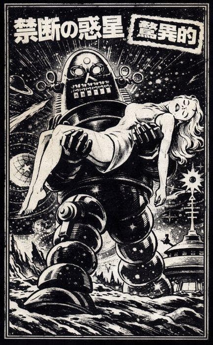 Æ (XX-XXI) - Japanese Tin Robots – “Colossus · Impact ·, Antiquités & Art, Antiquités | Jouets