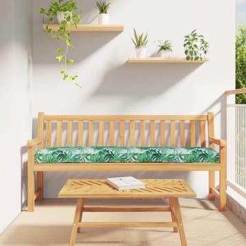 vidaXL Pallet Kussen Bloemen Bladpatroon 200 x 40 x 8 cm, Huis en Inrichting, Verzenden, Nieuw