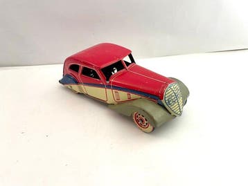 Rossignol - Blikken speelgoedauto - Car Peugeot 202 -, Antiek en Kunst, Antiek | Speelgoed