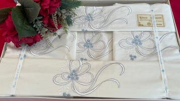 bassetti - Drap de lit (3) - 250 cm - 240 cm - Drap brodé