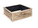 Moestuinbak hout 70 x 70 x 30 cm, Verzenden, Nieuw