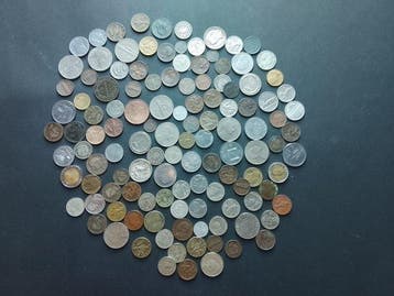 Italië, Vaticaan, Wereld. Lotto 117 monete miste con Argento, Postzegels en Munten