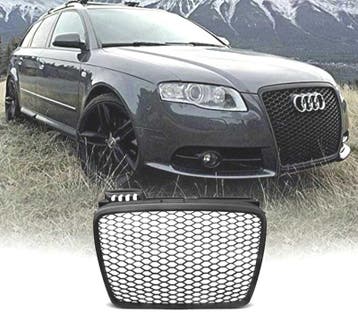 CALANDRE AUDI A4 B7 04-09 LOOK RS NOIR BRILLANT, Verzenden, Nieuw