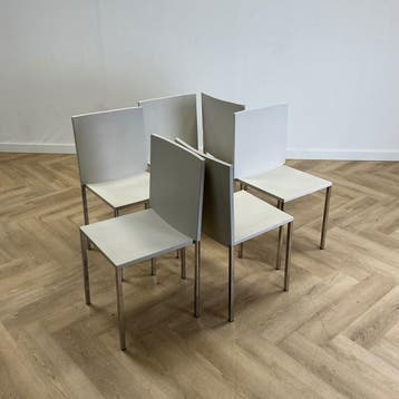 Design Lamm Hit stoel van Dante Bonuccelli (set van 6) ,, Gebruikt, Eén