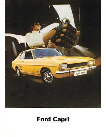 1971 FORD CAPRI BROCHURE NEDERLANDS, Boeken, Ophalen of Verzenden, Nieuw