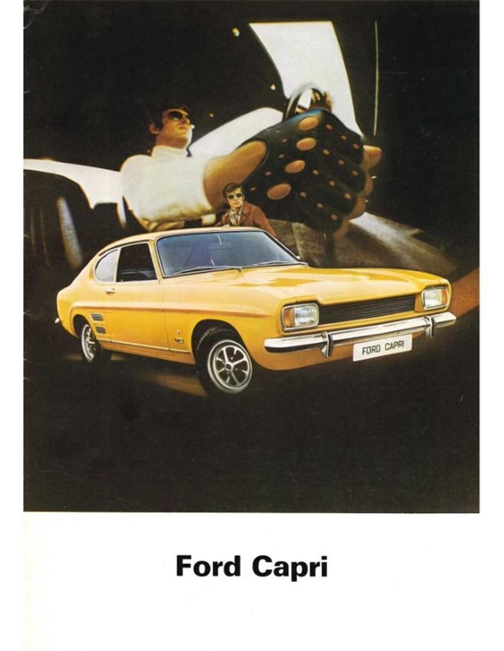 1971 FORD CAPRI BROCHURE NEDERLANDS, Boeken, Auto's | Folders en Tijdschriften, Ophalen of Verzenden
