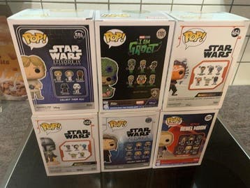 Funko - Funko Pop - Ahsoka; Fancy Groot; Luke Skywalker;