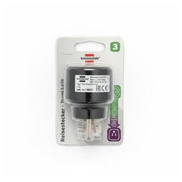 Bieden: Travel Adapter EU to USA - 95308 / 1, Caravans en Kamperen, Ophalen of Verzenden, Nieuw