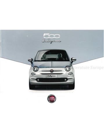2018 FIAT 500 COLLEZIONE BROCHURE DUITS