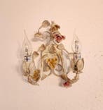 Wandlamp - IJzer, Porselein