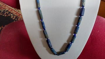 West-Aziatisch lapis lazuli halsketting (Zonder