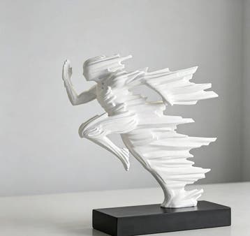 Sculpture, Modern Abstract Runner Sculpture - 22 cm - Résine