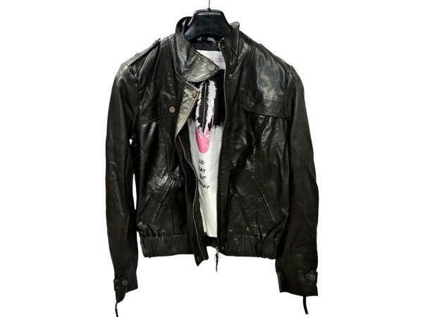 Veiling - FredsBruder | Washed Leather Biker Jacket, Kleding | Dames, Jassen | Winter