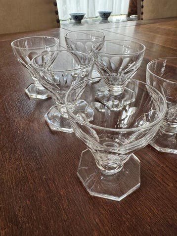 Baccarat - Verre à vin (6) - Verre, Cristal