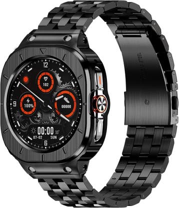Galaxy Watch Ultra 47mm Band + Case | Retour Deal | Sla j..., Bandje, Verzenden, Samsung Galaxy Watch Ultra 47 mm, Zo goed als nieuw