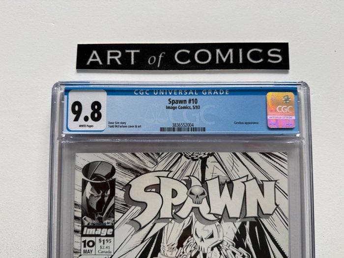 Spawn #10 - Cerebus Appearance - CGC 9.8 - 1 Graded comic -, Boeken, Strips | Comics