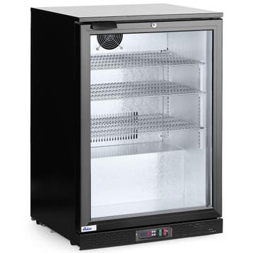 Barkoelkast | 127L | Zwart | +2°C/+10°C | Statisch +, Verzenden, Nieuw in verpakking