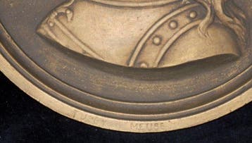Tusey Meuse - Plaquette antique de Jeanne dArc (25 cm) -