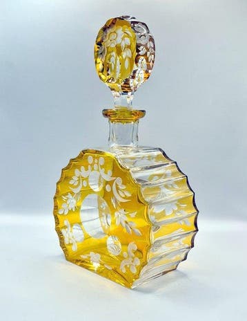 Josephinenhütte Art Deco - Carafe - Cristal, Verre