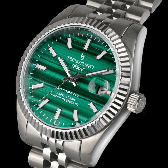 Tecnotempo - Automatic Fluted - Limited Edition - - Sans, Handtassen en Accessoires, Horloges | Heren