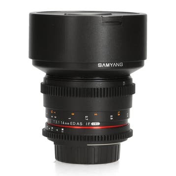 Samyang 14mm T3.1 ED AS IF UMC - Nikon F - Groothoeklens, Ophalen of Verzenden, Comme neuf