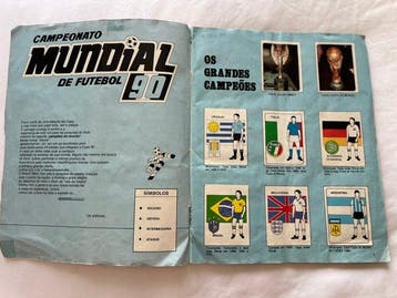 1990 Panini 1990 Panini ITALIA 90 - 100% complete Brazil