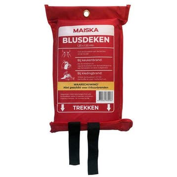 Branddeken  Blusdeken softcase MAISKA 120x120 cm, Maison & Meubles, Accessoires pour la Maison | Plaids & Couvertures, Verzenden