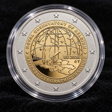Belgique. 2 Euro 2026 Geographic Institute and Royal