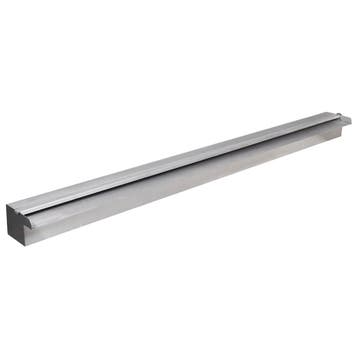 vidaXL Zwembadwaterval met LED-verlichting 110 cm roestvrij, Verzenden, Nieuw