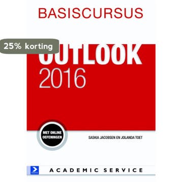 Basiscursus outlook 2016 9789462451698 Saskia Jacobsen, Verzenden, Zo goed als nieuw, Saskia Jacobsen
