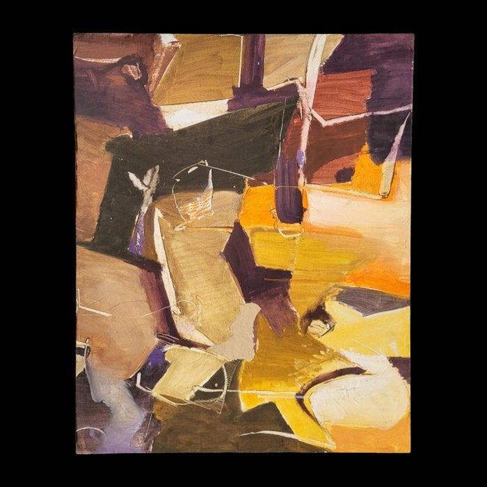 Osvaldo Provvidone (1920-2013) - Senza Titolo, Antiek en Kunst, Kunst | Schilderijen | Modern