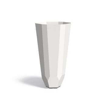 Aluminium bloempot Facet Ø60x120cm - Met bodem, Tuin en Terras, Rond, Nieuw, Metaal, 60 tot 100 cm