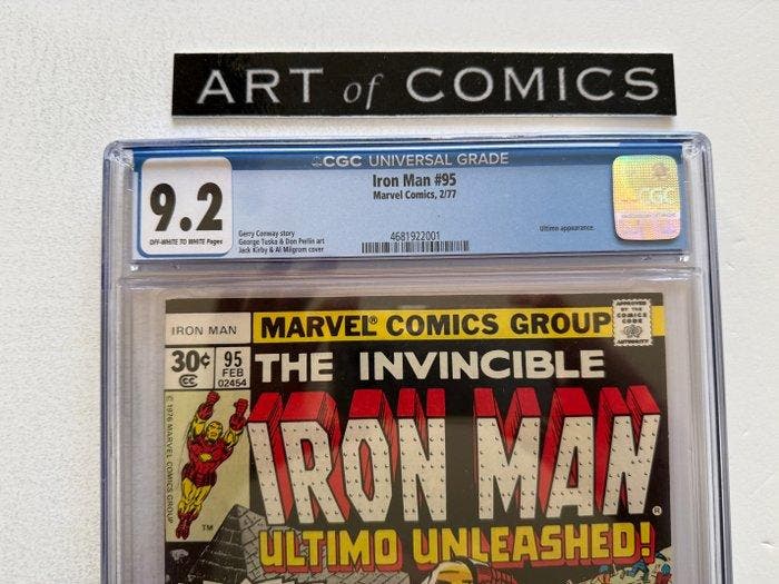 Iron Man #95 - CGC graded 9.2 - Ultimo appearance - 1 Graded, Boeken, Strips | Comics