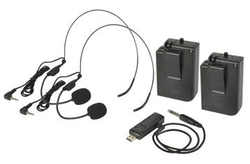 QTX U-Head Dubbele Draadloze USB Headset UHF 863.2 - 864.8, Muziek en Instrumenten, Nieuw