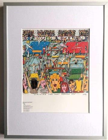 James Rizzi (after) - Striving for that Perfect Ten