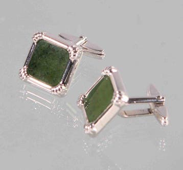 Zonder minimumprijs - Manchetknopen Zilver - 10.00ct. tw. -