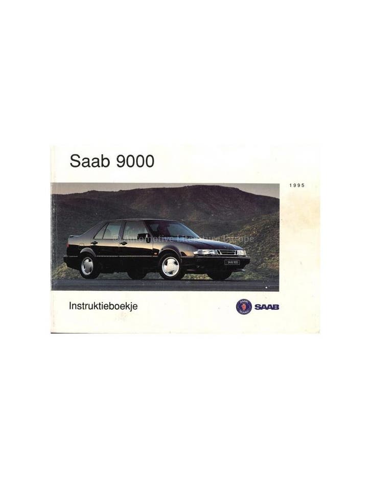 1993 SAAB 9000 INSTRUCTIEBOEKJE NEDERLANDS, Autos : Divers, Modes d'emploi & Notices d'utilisation