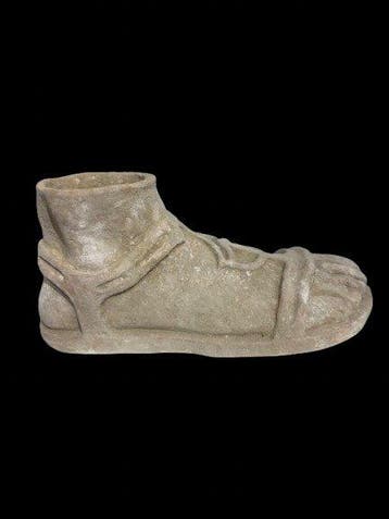 Replica van een oude Romein Terracotta Romeinse voet in, Verzamelen