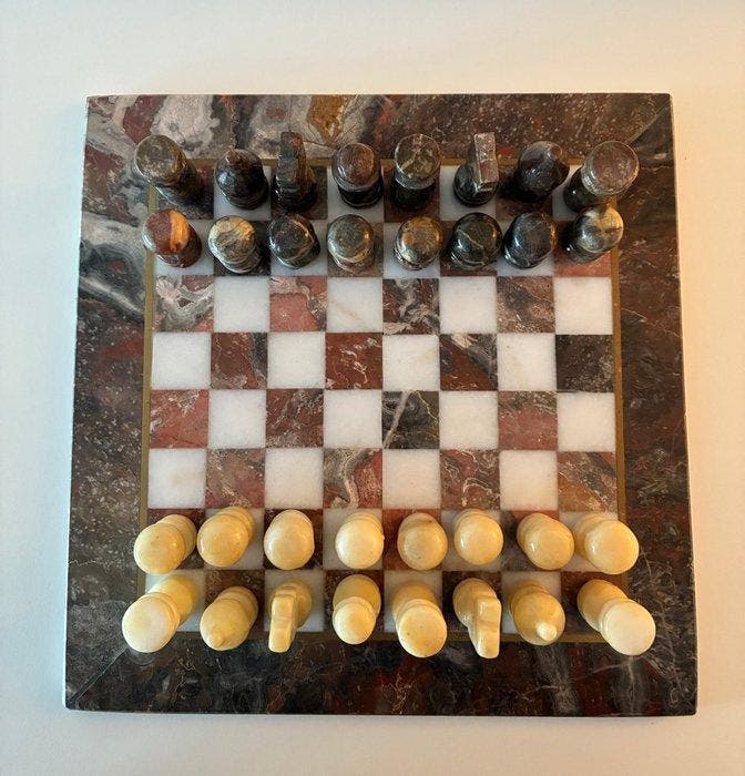 Schaakspel - Marmer, Antiek en Kunst, Curiosa en Brocante