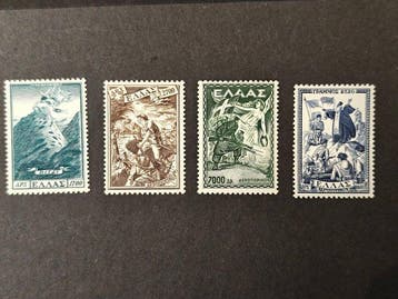 Grèce 1952/1958 - Trois ensembles Airpost en parfait état. -
