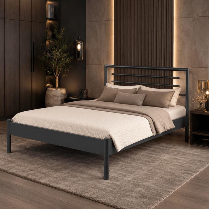 Van Schaik Valencia Metalen Bed - 90 x 200, Huis en Inrichting, Slaapkamer | Bedden