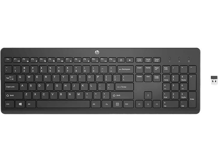 HP -  Draadloos Toetsenbord 230 Azerty Zwart, Computers en Software, Toetsenborden, Nieuw, Draadloos, Verzenden