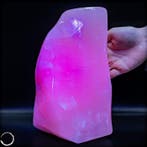 Spectaculair roze calciet vrijvorm – Hoogfluorescerend, Collections, Minéraux & Fossiles