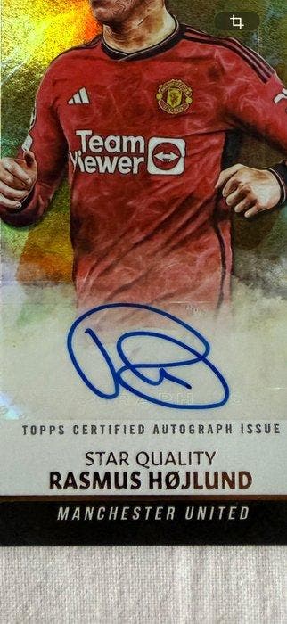 2023/24 Topps Inception Rasmus Højlund Gesigneerde kaart,, Verzamelen, Nieuw