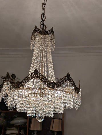 Lustre - Bronze - Cristallo Swarovski